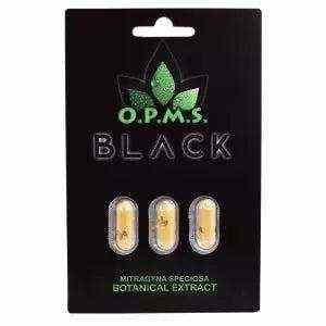 OPMS Kratom Black Extract Capsules