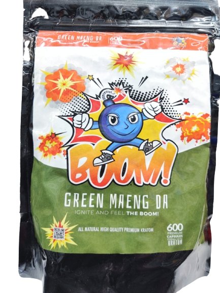 Boom Kratom Green Maeng Da Powder