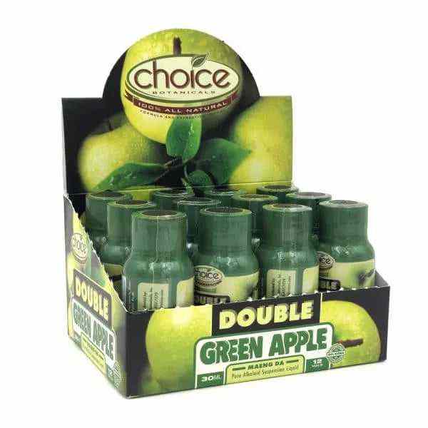 Choice Botanicals DOUBLE Green Apple Kratom Liquid Shot