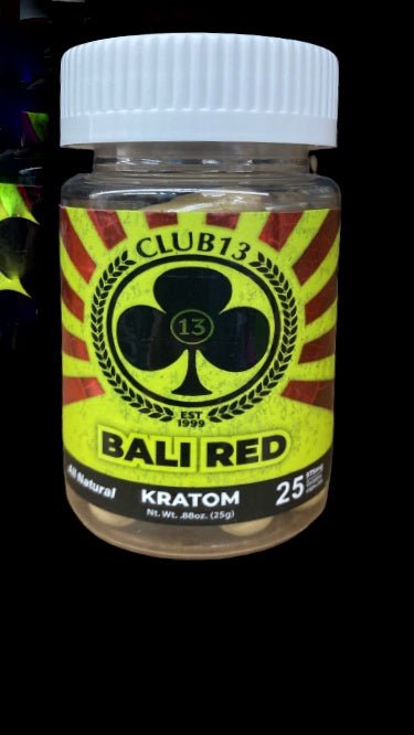 Club 13 Kratom Bali Red Capsules