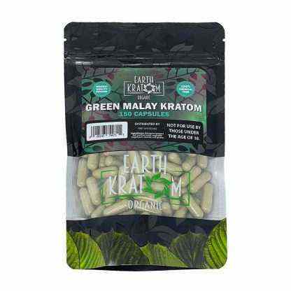 Earth Kratom Green Malay Capsules