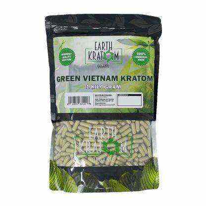 Earth Kratom Green Vietnam Capsules