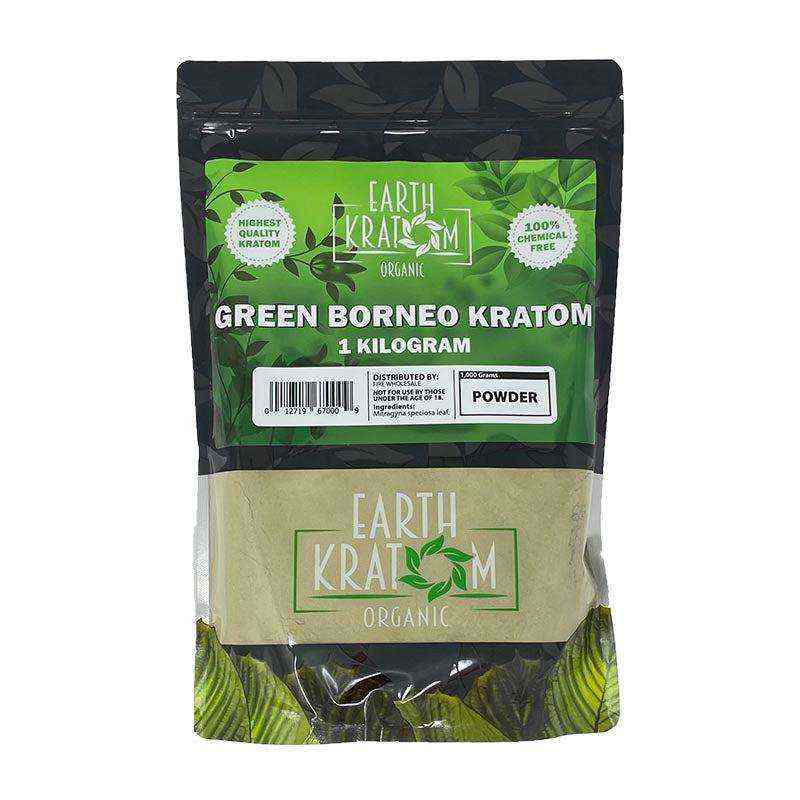 Earth Kratom Green Borneo Powder
