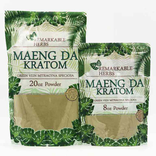 Remarkable Herbs Kratom Green Vein Maeng Da Powder