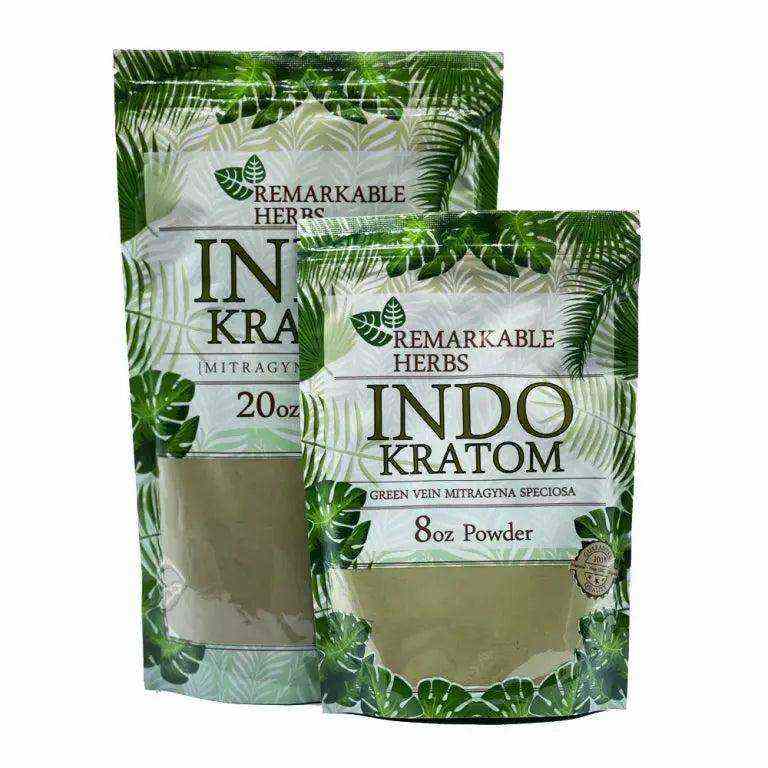 Remarkable Herbs Kratom Green Vein Indo Powder