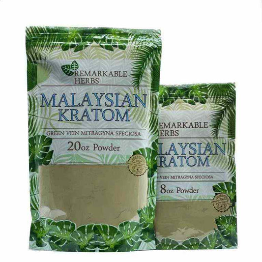 Remarkable Herbs Kratom Green Vein MALAYSIAN Powder