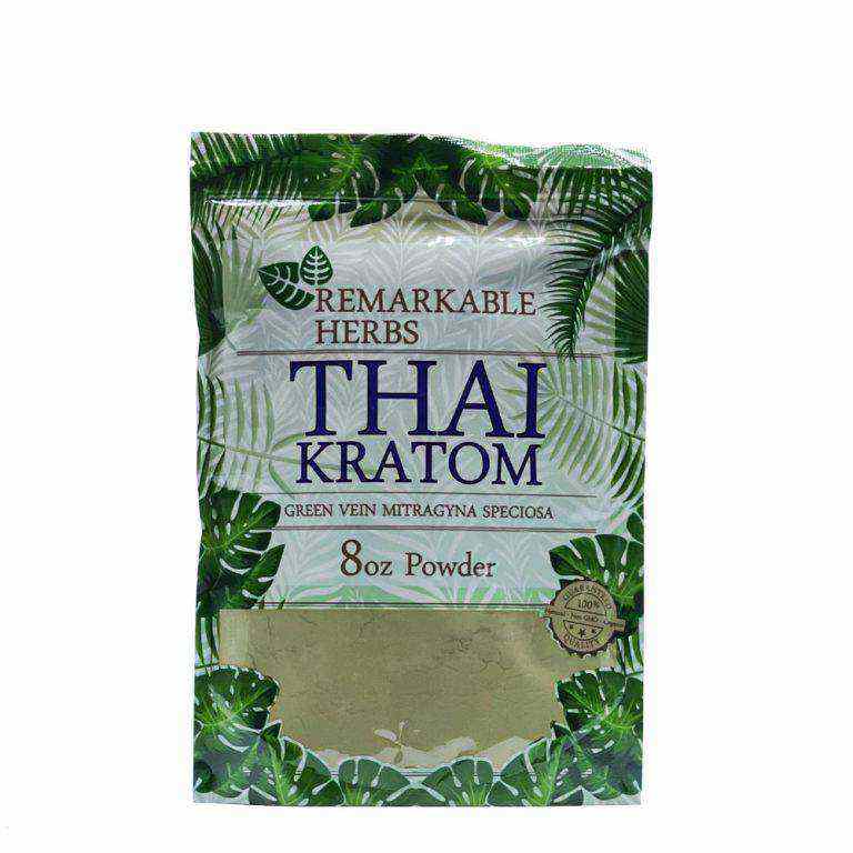 Remarkable Herbs Kratom Green Vein THAI Powder