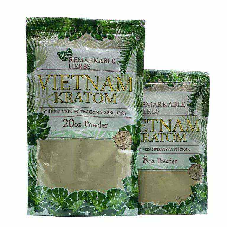 Remarkable Herbs Kratom Green Vein VIETNAM Powder
