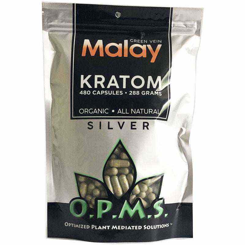 OPMS Kratom Silver Malay Capsules