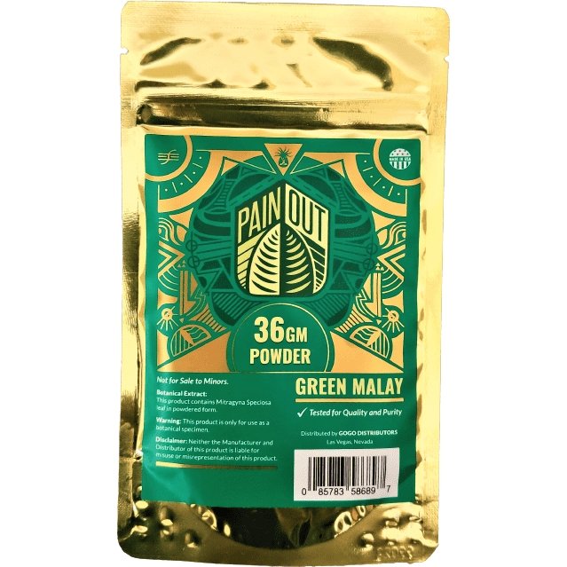 Pain Out Kratom Green Malay Powder