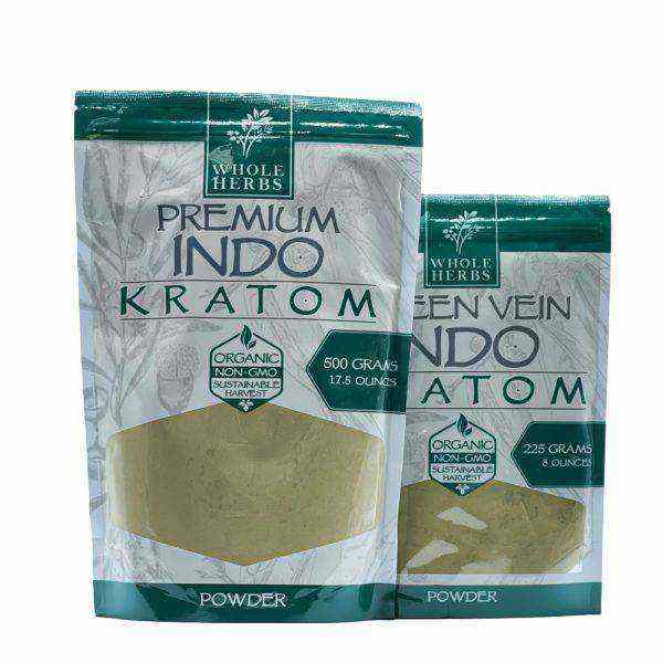 Whole Herbs Kratom Green Vein INDO Powder