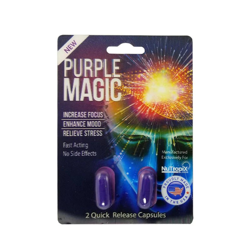 Purple Magic Pill - Increase Focus, Enhance Mood and Relieve Stress