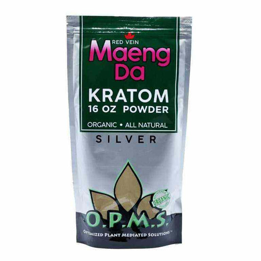 OPMS Kratom Silver Red Vein Maeng Da Powder