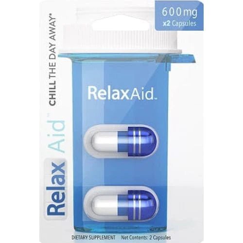 Relax Aid 600mg Capsules (Pack of 2x)