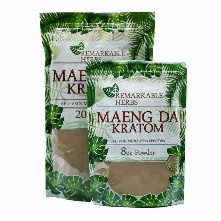 Remarkable Herbs Kratom Red Vein Maeng Da Powder
