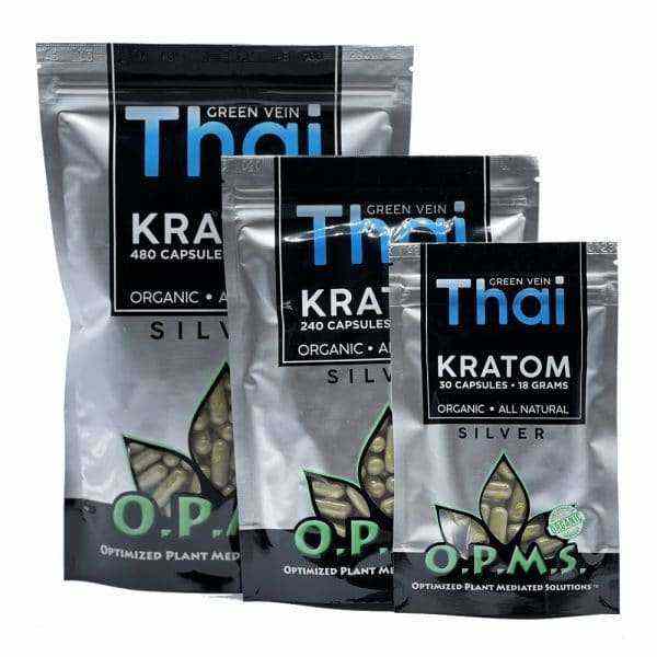 OPMS Kratom Silver Thai Capsules