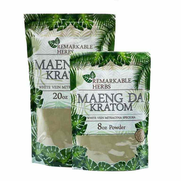 Remarkable Herbs Kratom White Vein Maeng Da Powder